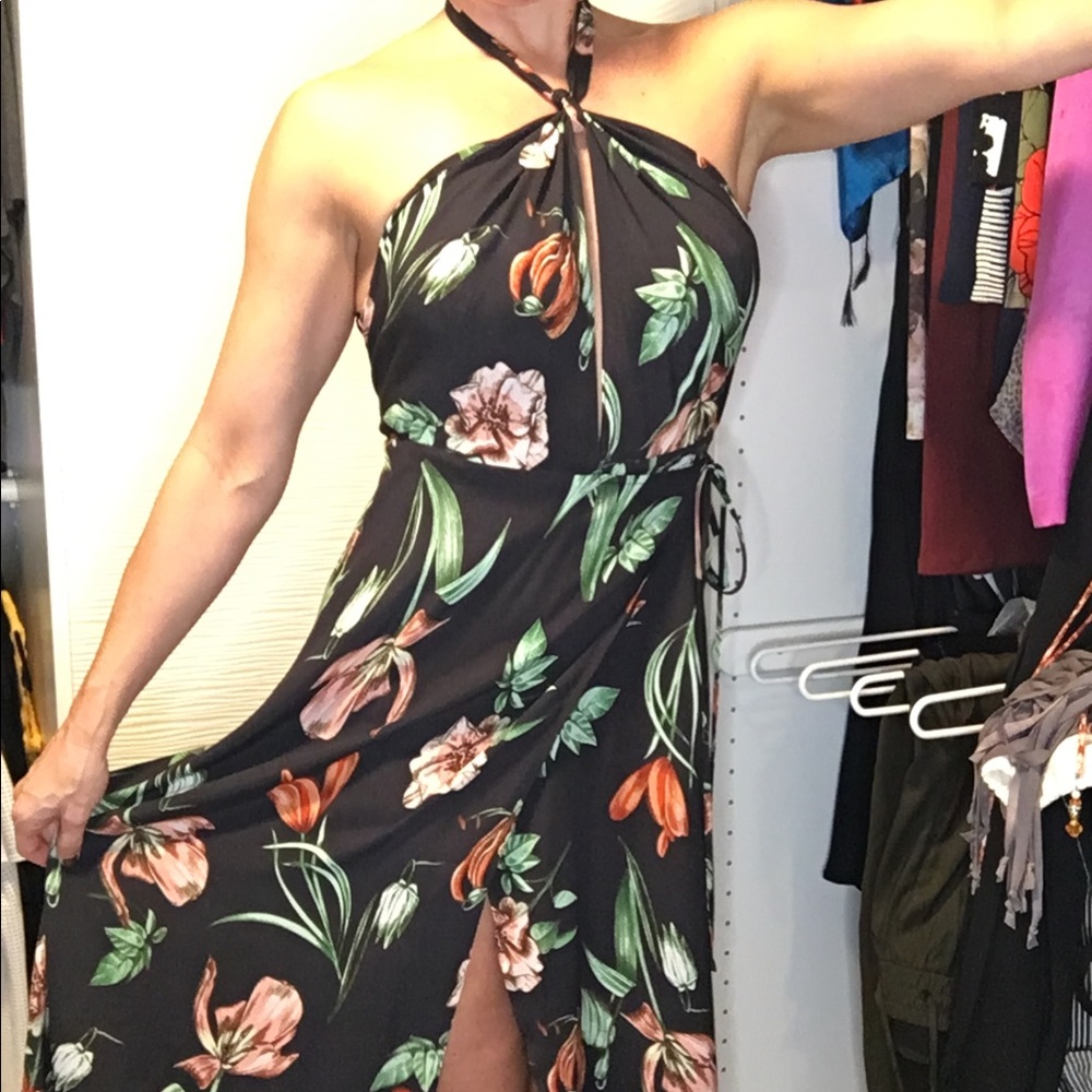 Astr the label halter dress small